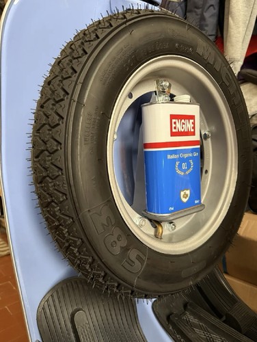 Vespa castrol vintage - castrol, can