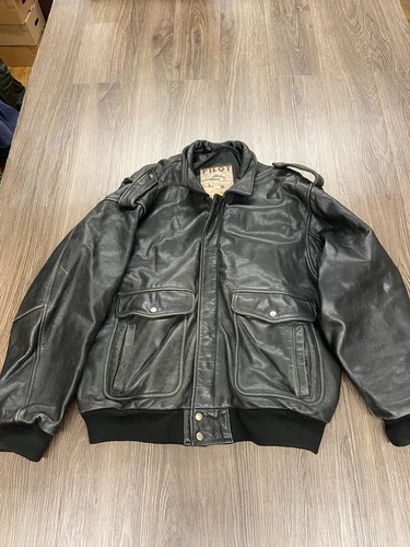 Vintage pilot black cowhide - black,