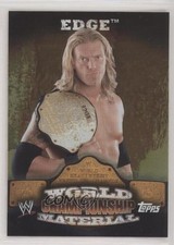 2010 Topps WWE World Championship Material Puzzle Back Edge (No Logo on Belt)