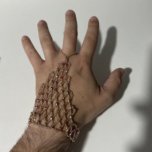 Boho hand chain ring - boho,