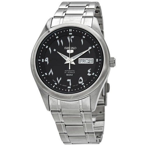 Seiko automatic black arabic - 5,