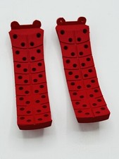 CUSTOM OAKLEY TIMEBOMB 2 TB2 REPLACEMENT WATCH BAND RUBBER RED RARE RED BRACELET