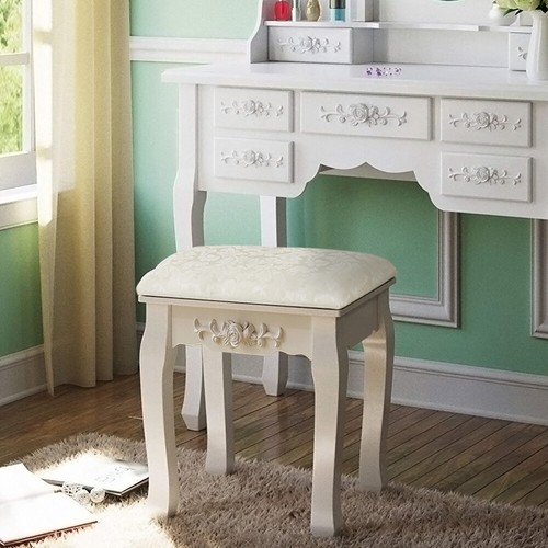 Vintage white dressing - vintage, table