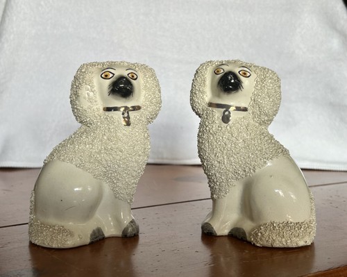 Antique pair staffordshire - antique,