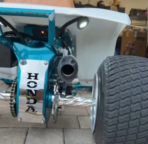 Honda atc70 back frame plate - atc70,
