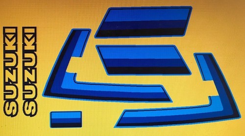 Suzuki ts125 ts125er decal - suzuki, set