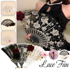 Lolita Gothic Fan Lace Hand