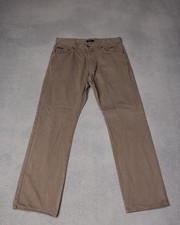 Gant Jason Men’s Straight Leg Jeans W34 L32 Brown 100% Cotton Regular Fit