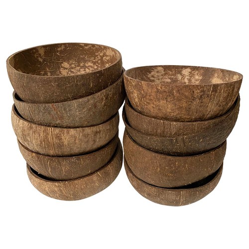 Coconut bowl natural textured - bowl,