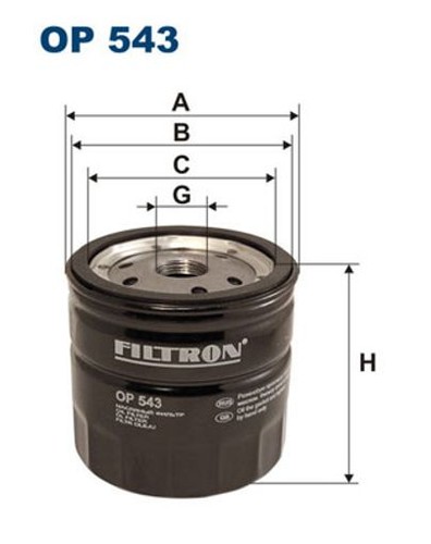 Fits filtron 543 - fits,