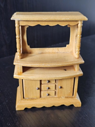 Vintage wooden dolls house - vintage,