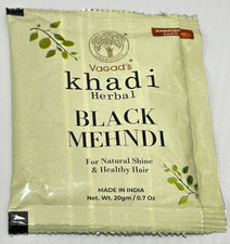 5 x 20g Herbal Black Mehndi For Hair, Black Henna Powder 100g
