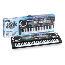 Academy of Music | Kids Piano Keyboard with Microphone - 54 Key, Toy Electric