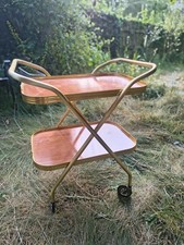 VINTAGE 2 TIER FOLDING HOSTESS