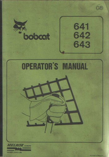 Bobcat skid steer loader - skid,