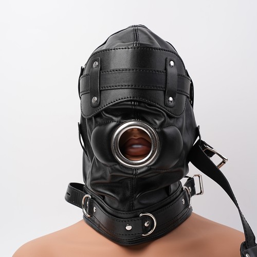 Bdsm bondage hood gimp mask - bondage,