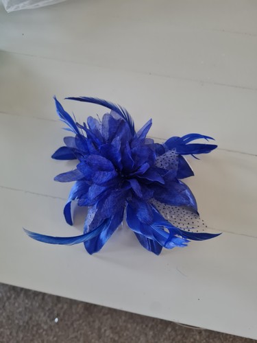 Royal blue ladies fascinator - royal,