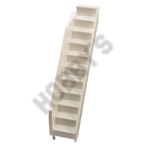 Dolls house white - white, plastic