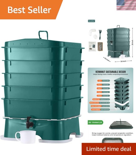 Elegant tray worm compost - 5,