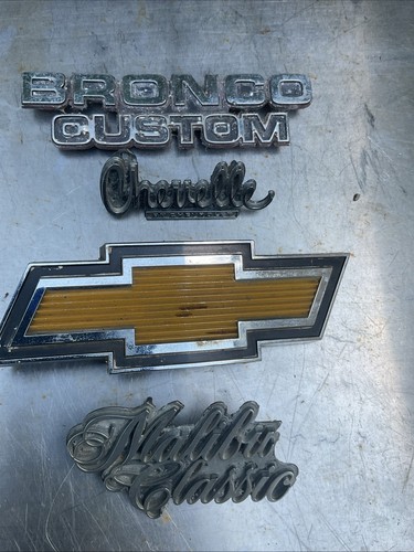Vintage auto truck emblems - vintage,