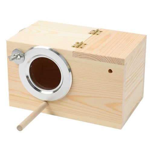 Pine wood parakeet nest - pine, box