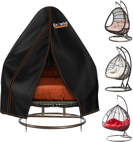 Outdoor double egg chair - chair, cover