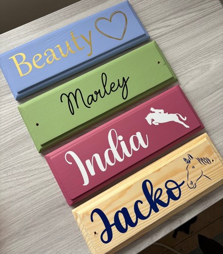 Stable name plaques - stable,
