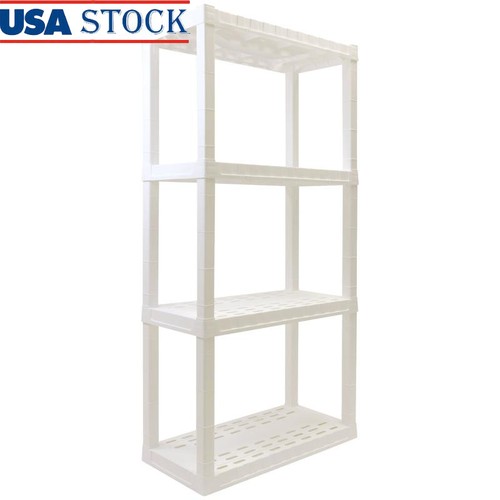 Tier plastic shelves garage - plastic,