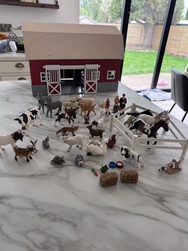 Schleich wooden big - red, &