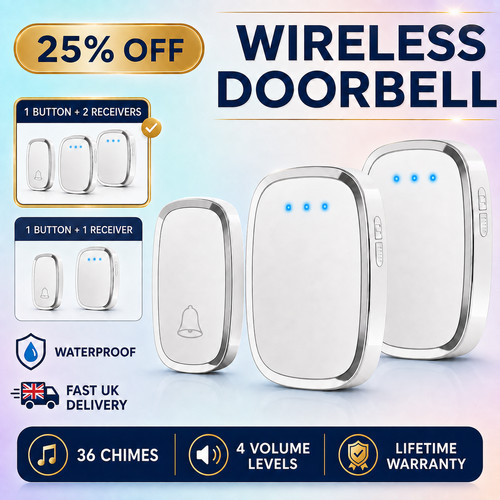 Wireless door bell plug - wireless,