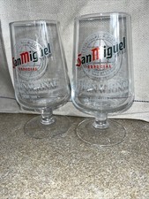 2 X San Miguel Pint Chalice/