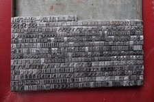 Metal Letterpress Printers