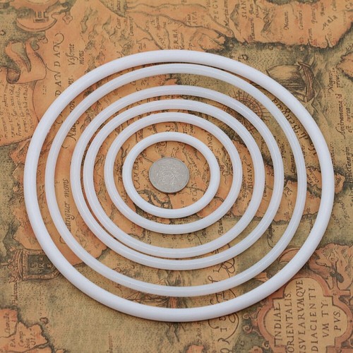 2pcs white plastic dream - white,