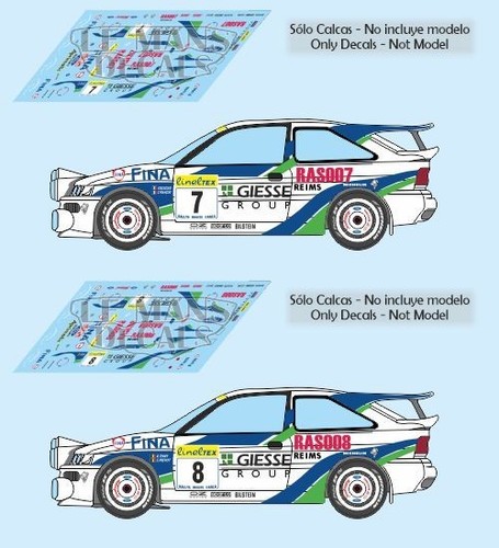 Decals ford escort cosworth - escort,
