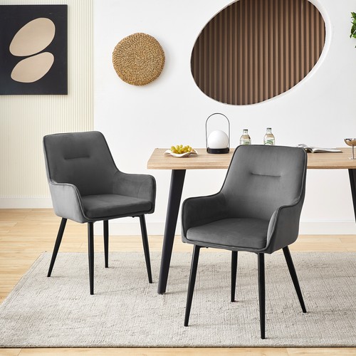 2pcs velvet dining - 2pcs,