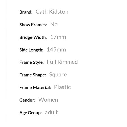 Cath kidston glasses - kidston,