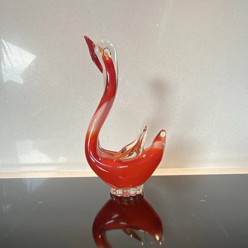 Red clear amber art - clear,
