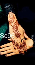 India Henna Stencils stickers