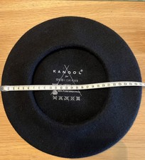 Black Wool Beret -100% Pure