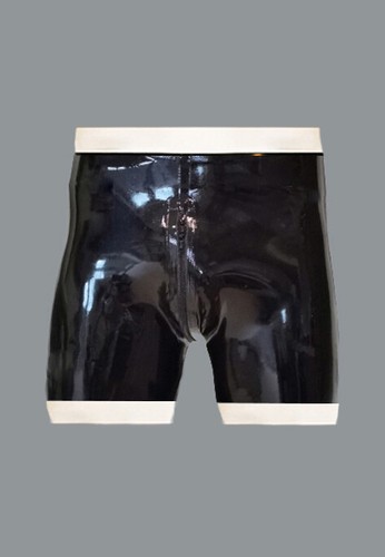 Rubber latex boxer shorts - rubber,