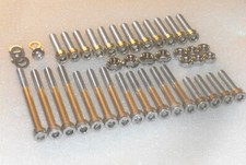 Yamaha YZ100 76-81, IT175 IT125 Engine Cylinder Stainless Allen Bolt nut kit 40x