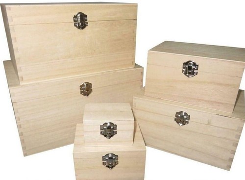 Wooden treasure chest storage - chest,