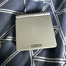 Game Boy Advance SP Silver Nintendo Game Boy Advance no Charger