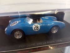 SPARK - PORSCHE 550 #28 LEMANS 1956 1:43 SCALE MODEL CAR S9718 SEAN