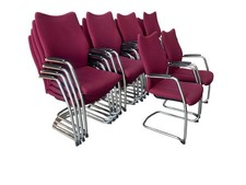 Stacking centilever chairs - stacking,