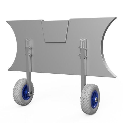 Boat transom wheels launching - boat,