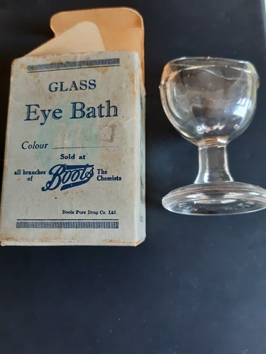 Vintage boots glass eye - vintage, bath