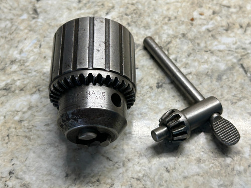 Jacobs drill chuck with - drill,