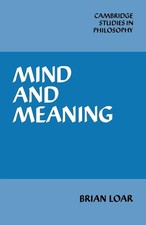 Mind and Meaning (Cambridge