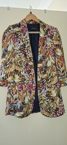 Zara floral lightweight blazer - zara,